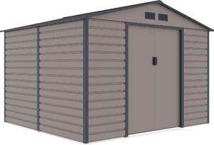 Domek ogrodowy G21 GAH 706 - 277 x 255 cm, szary