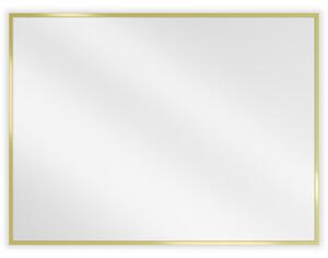 Mexen Loft lustro łazienkowe prostokątne 80 x 60 cm, rama złota - 9852-080-060-000-50