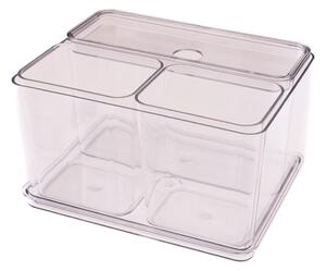 Plastikowe organizery łazienkowe zestaw 4 szt. – Casa De Engel