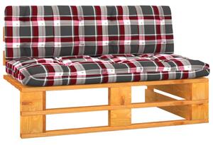 Ogrodowa sofa środkowa z palet, miodowy brąz, drewno sosnowe