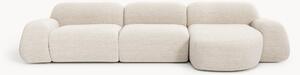 Narożna sofa modułowa Bouclé Wolke (4-osobowa)