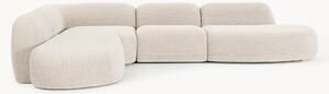 Narożna sofa modułowa XL Bouclé z szezlongiem Wolke
