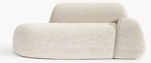 Sofa Bouclé z szezlongiem Wolke (2-osobowa)