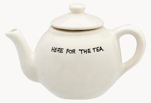 Ręcznie malowany dzbanek Here For The Tea