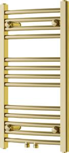 Mexen Ares grzejnik łazienkowy 700 x 400 mm, 189 W, złoty - W102-0700-400-00-50