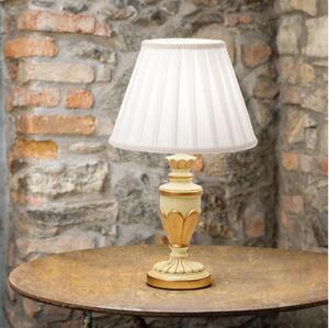 Ideal Lux Ideal Lux - Lampa stołowa FIRENZE 1xE14/40W/230V biała/złota ID012889