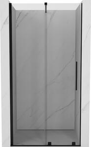 Mexen Velar drzwi prysznicowe rozsuwane 120 cm, transparent, czarne - 871-120-000-01-70