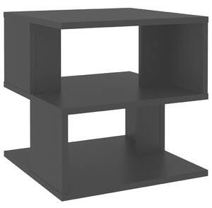 Stolik boczny, czarny, 40x40x40 cm, płyta wiórowa