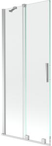 Mexen Velar parawan nawannowy 2-skrzydłowy rozsuwany 85 x 150 cm, transparent, chrom - 896-085-000-01-01