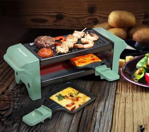 Bestron Grill raclette AGR102G, 350 W, czarno-zielony