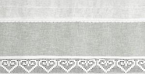 Firana gotowa EUROFIRANY Gabi 150 x 30 cm Kremowy