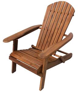 Drewniane krzesło ogrodowe, składane