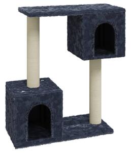 Drapak dla kota z sizalowymi słupkami, ciemnoszary, 60 cm