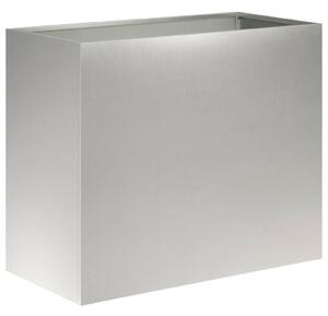 Doniczka ogrodowa srebrny 60 x 30 x 40 cm Stal nierdzewna