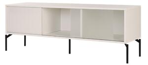 Szarobeżowa szafka pod TV 160x60x42 cm Met – noo.ma