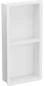 Mexen X-Wall-K półka wnękowa z konglomeratu 62,2 x 30,7 cm, biała - 1900623010