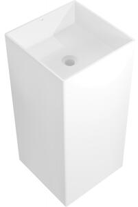 Mexen Xola-1 umywalka wolnostojąca z konglomeratu 40 x 40 cm, biała mat - 26594000