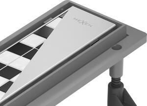 Mexen Flat ABS odpływ liniowy 2w1 60 cm, inox - 1069060