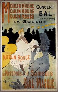 Reprodukcja Poster for the red mill, Toulouse-Lautrec, Henri de