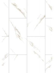Mexen River White panele winylowe 610 x 305 mm SPC 6,5 mm, podkład IXPE 1,5 mm, 4 V-Fuga, Jazz White - F1150-0610-305-505-4V1-90