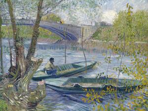 Reprodukcja Fishing in Spring, Vincent van Gogh