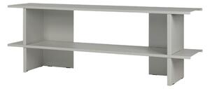 Jasnoszary metalowy regał 160x57x37 cm Hes – noo.ma