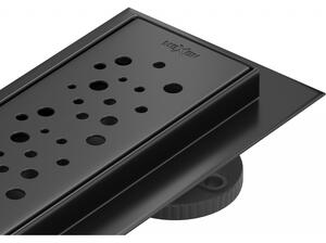 Mexen Flat M12 odpływ liniowy 70 cm, czarny - 1721070-15