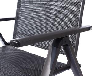 Regulowane krzesło LONDON czarny + antracyt