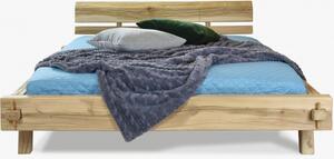 Ekologiczne łóżko dwuosobowe Greta, lity dąb 180 x 200 cm
