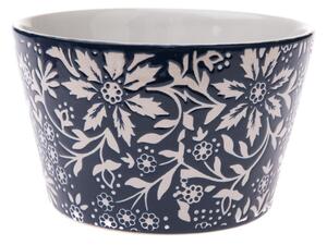 Niebieska ceramiczna miska na zupę 570 ml Bloom – Dakls