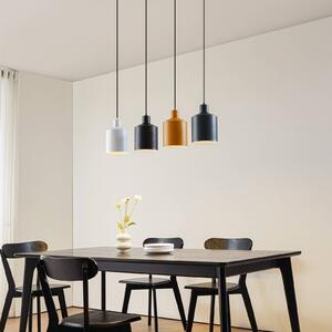 Lampa wisząca Tirane Lindby, możliwość ściemniania, czarny, salon / jadalnia, metal, nowoczesny
