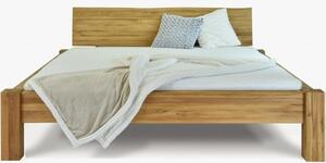 Luksusowe łóżko dwuosobowe, dębowe, Dunaj 180 x 200 cm