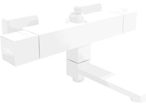 Mexen Cube termostatyczna bateria wannowo-prysznicowa, biała - 77910-20