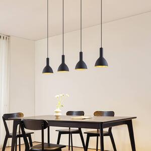 Lampa wisząca Cosmina Arcchio, możliwość ściemniania, czarny, kuchnia, metal, nowoczesny
