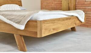 Jednoosobowe łóżko dębowe, Marina 90 x 200 cm
