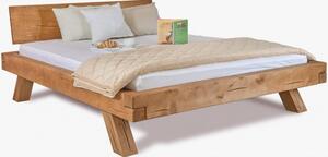 Łóżko drewniane z belek świerkowych Miky 160 x 200 cm