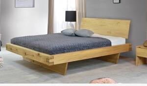 Łóżko dwuosobowe z litego drewna, świerk - Matus 160 x 200 cm