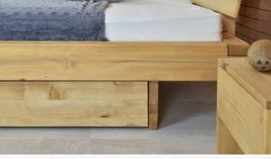 Łóżko dwuosobowe z litego drewna, świerk - Matus 160 x 200 cm