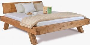 Łóżko świerkowe z drewnianych belek, Miky 180 x 200 cm