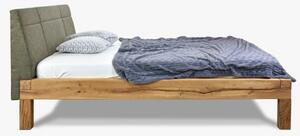 Łóżko z litego drewna dębowego Adam 180 x 200 cm