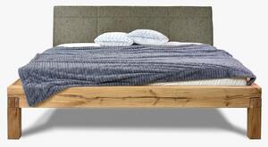 Łóżko z litego drewna dębowego Adam 180 x 200 cm