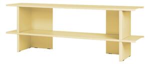Żółty metalowy regał 160x57x37 cm Hes – noo.ma