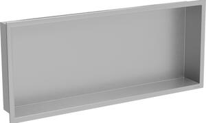 Mexen X-Wall-R półka wnękowa z kołnierzem 75 x 30 cm, inox - 1910753010