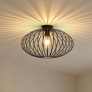 Lampa sufitowa Maivi Lindby, możliwość ściemniania, czarny, salon / jadalnia, metal, nowoczesny