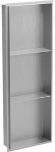 Mexen X-Wall-NR półka wnękowa bez kołnierza z półką 90 x 30 cm, inox - 1911903010S