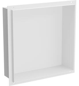 Mexen X-Wall-NR półka wnękowa bez kołnierza 30 x 30 cm, biała - 1921303010