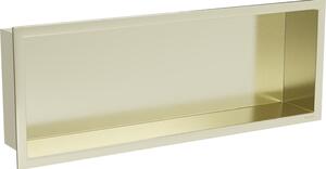 Mexen X-Wall-R półka wnękowa z kołnierzem 60 x 20 cm, złota szczotkowana - 1950602010