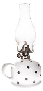 Ceramiczna lampa naftowa (wysokość 28 cm) – Dakls