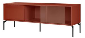 Szafka pod TV w kolorze terakoty 160x60x42 cm Met – noo.ma