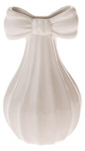 Kremowy porcelanowy wazon (wysokość 12 cm) – Dakls
